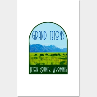 Grand Tetons Decal Posters and Art